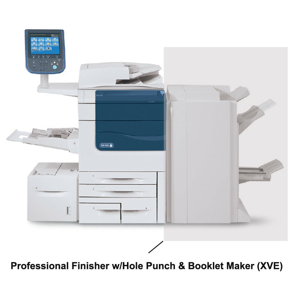 Xerox XVE Professional Finisher with 2/3 Hole Punch, Stapler, and Book