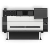 Large industrial printer on a white background