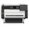 Large industrial printer on a white background