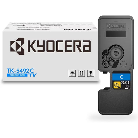Genuine Kyocera TK-5492C (1T0C22CUS1) Cyan Toner Cartridge