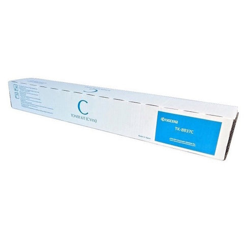 Kyocera TK-8837C (1T0C02CUS0) Cyan Toner Cartridge