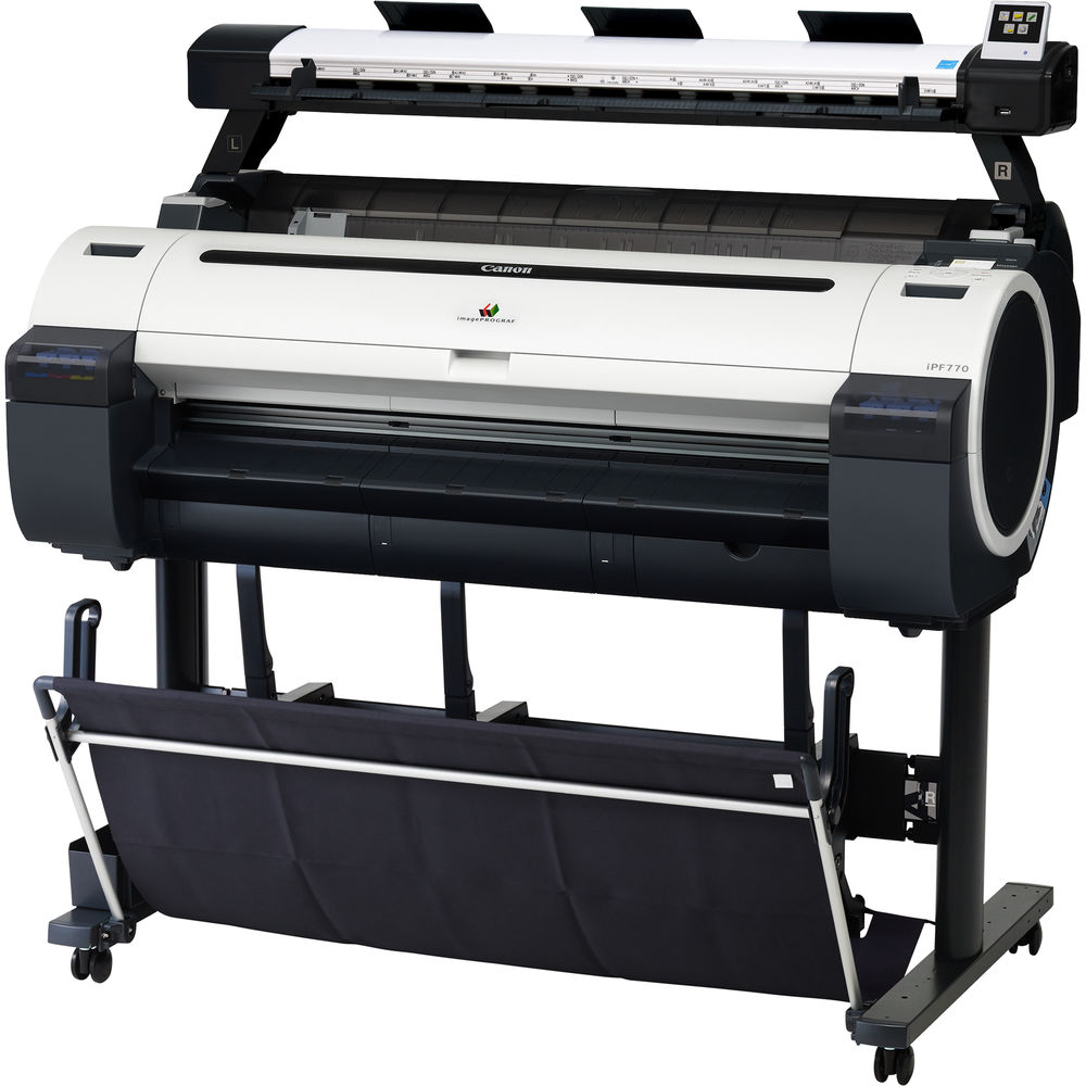36 Inch Printer Scanner Canon imagePROGRAF iPF770 36-inch Wide Format Printer with Scanner ...