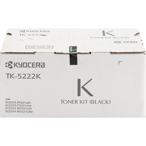 Genuine Kyocera TK-5222K (1T02R90US1) Black Toner Cartridge